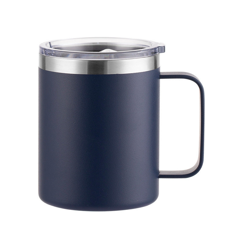 1pc, Stainless Steel Coffee Mug With Lid, , Birthday Gifts For Women Premium Coffee Purple Mug/Tumbler 14oz