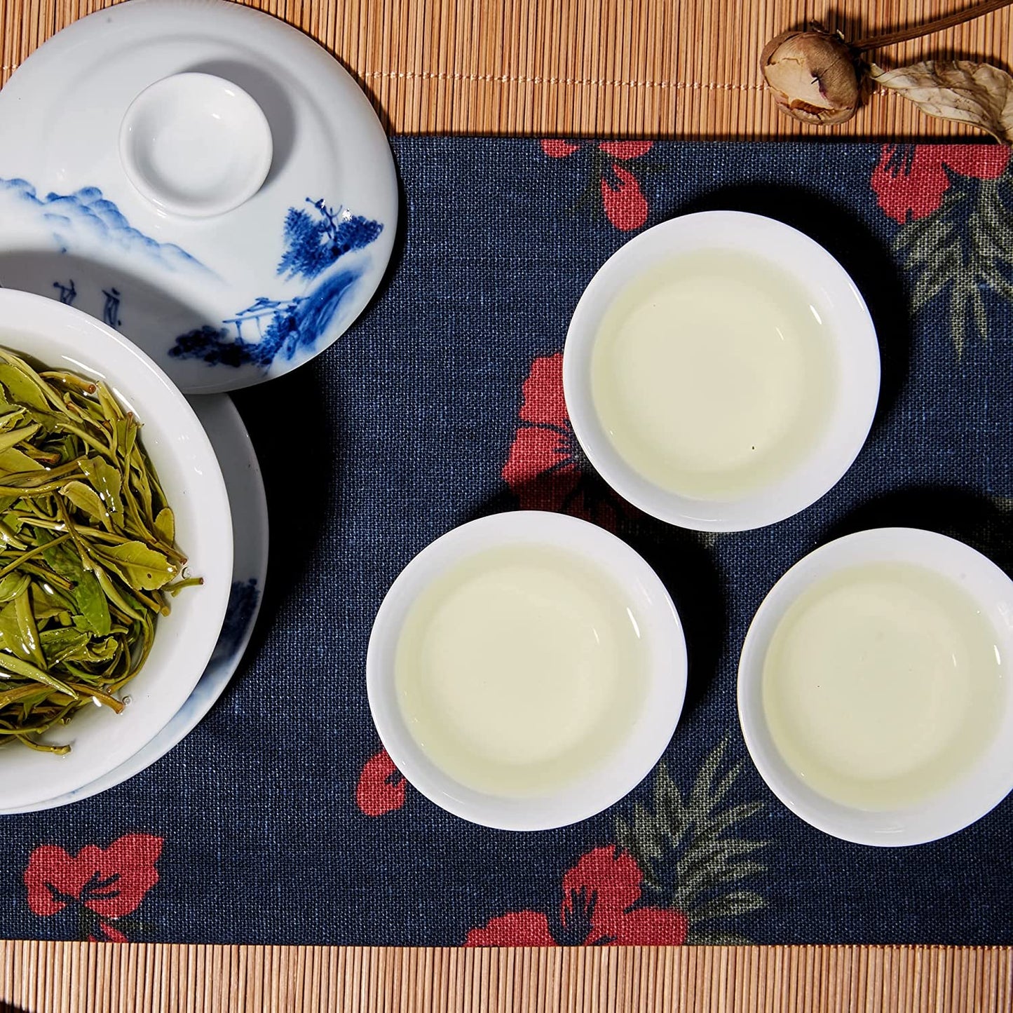 Mao Feng-Chinesischer grüner Tee Lose Blatt Tee-Maofeng Bulk Grüner Tee-Frischer Blumen geschmack (3,5 oz / 100g)