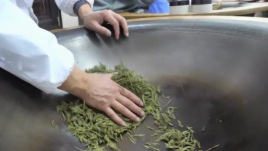 How is Longjing tea made?