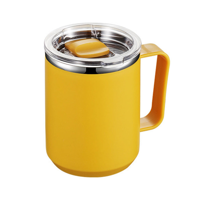 450ml/15.22oz Insulated Coffee Mug, 304 Stainless Steel, Double Wall Vacuum Cup with Handle