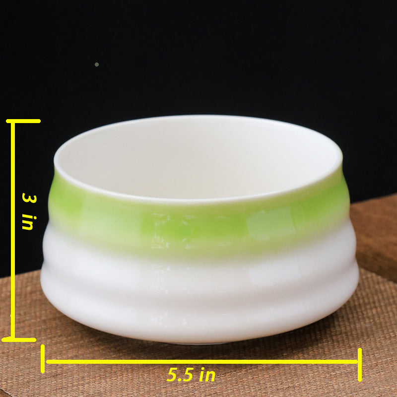 Japanese Gradient Glaze Matcha Bowl，Ceramic Bowl for Matcha,18oz