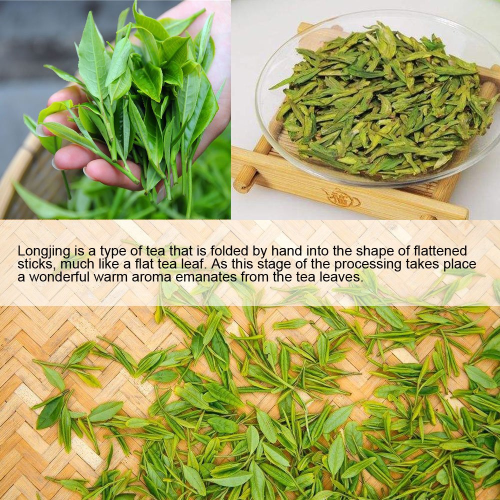 2023 New Harvest Hangzhou Pre-Qingming West Lake Long Jing Green Tea -Old Dragon Well Tea -Quntizhong（群體種） 4.4oz,Ming Qian LongJing Cha, Premium Loose Leaf Green Tea（Second Grade ）