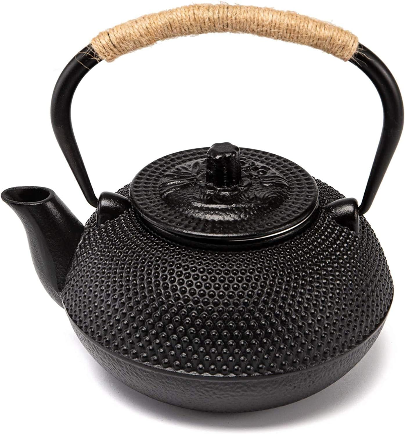 Japanese Tetsubin Cast Iron Teapot with Infuser, for Stovetop Safe