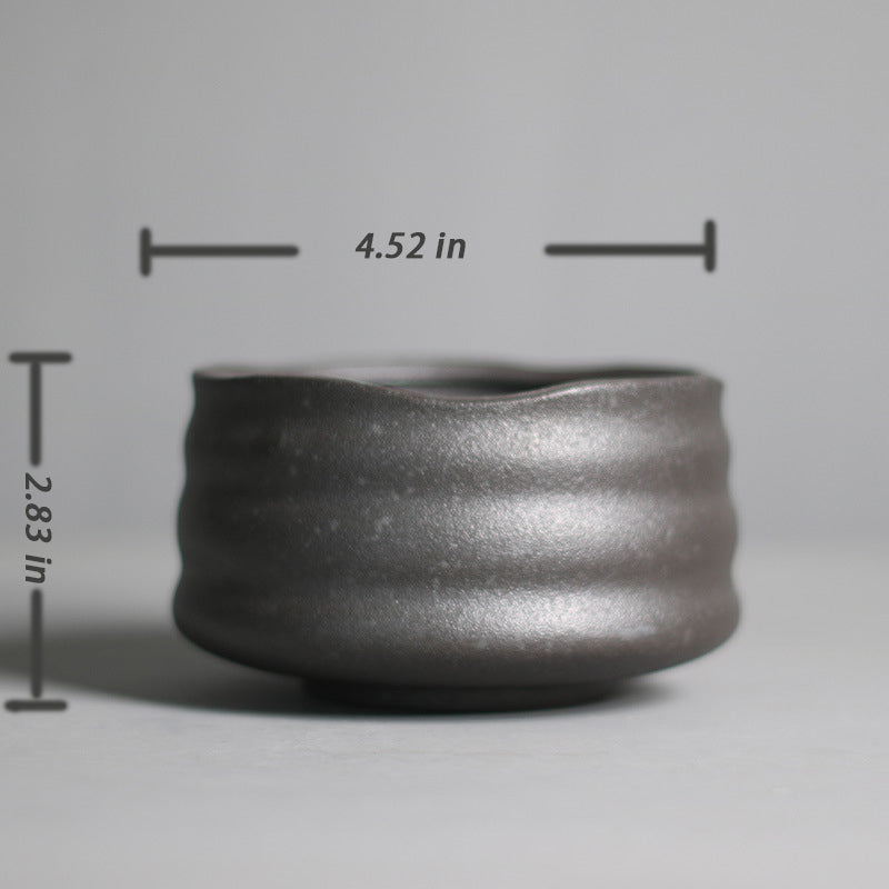 Japanese Earthenware Color Matcha Bowl，Ceramic Bowl for Matcha,18oz