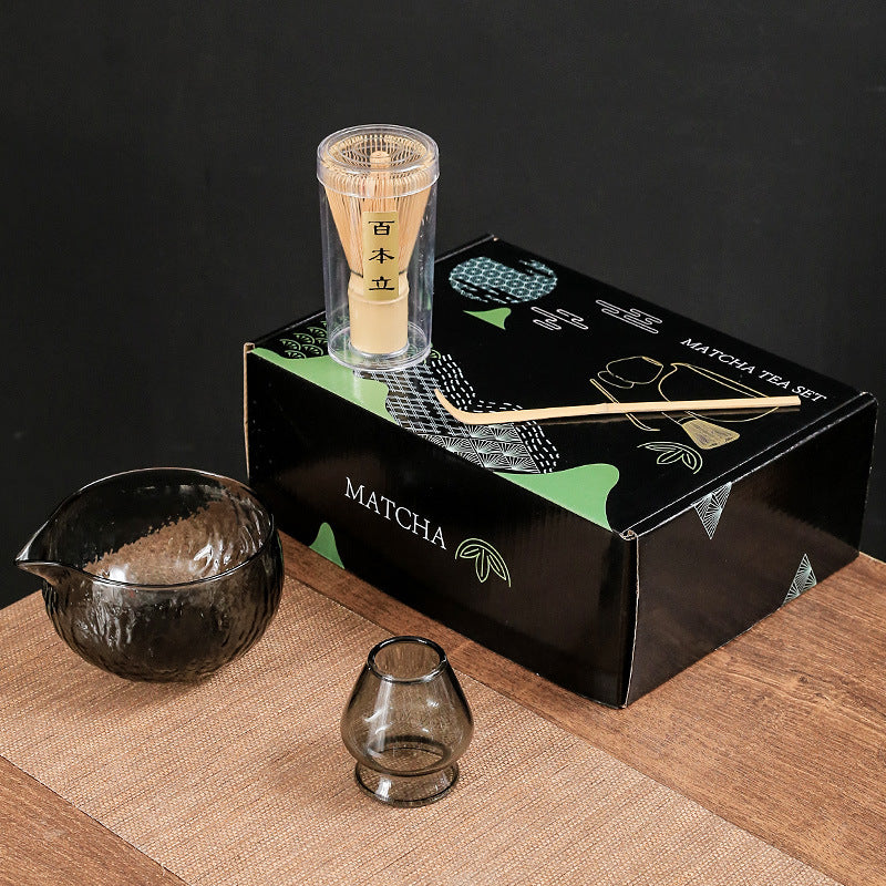 Glass Matcha Tea Set,  Ideal Matcha Ceremony Kit