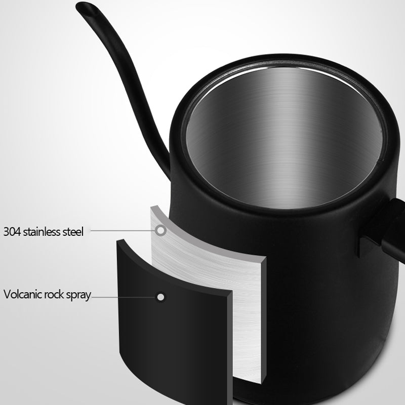 TOPONE 110V 220V Elektrische Kaffeekanne 900ml Heißwasserkanne Temperaturregelung Heizung Wasserflasche Edelstahl Schwanenhals Teekessel