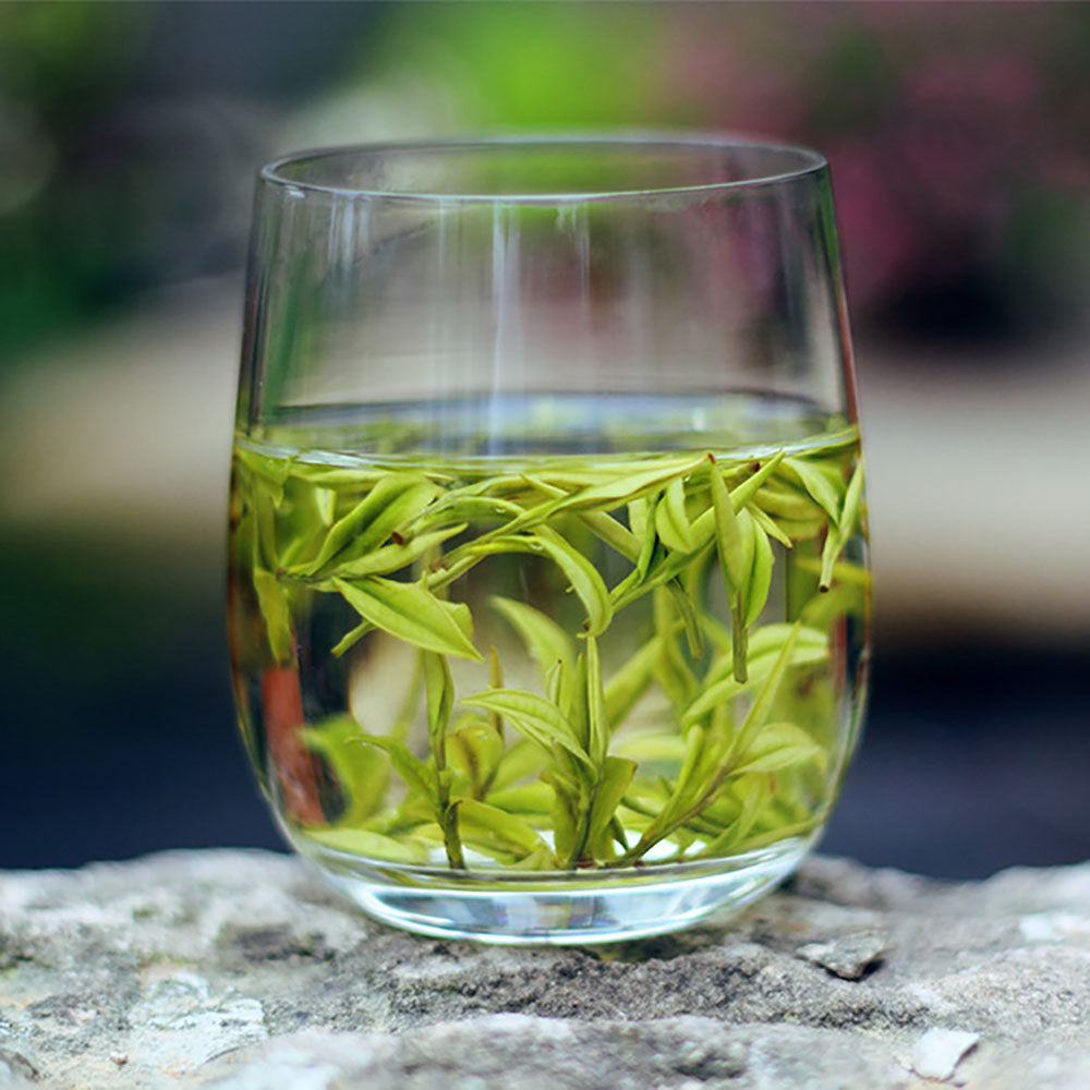 AnJi Baicha 安吉白茶 2023 Pre-Qingming Spring Tea Chuncha Authentic Anji White Tea Organic Loose Leaf Green Tea- First Grade -2.1 oz/60g
