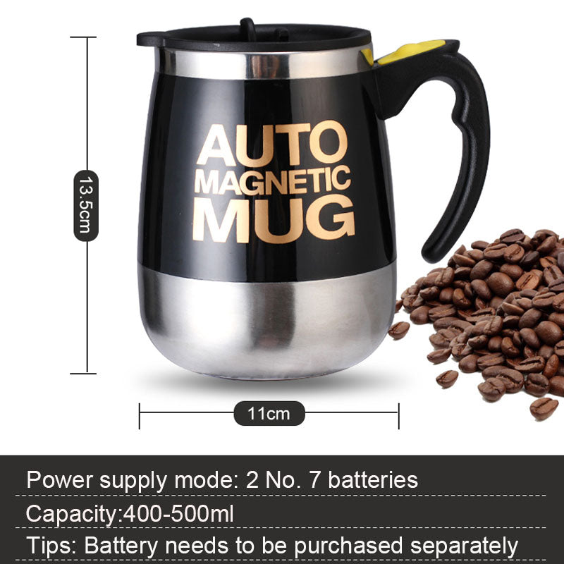Stainless Steel Upgrade Magnetized Mixing Cup Auto Sterring Coffee