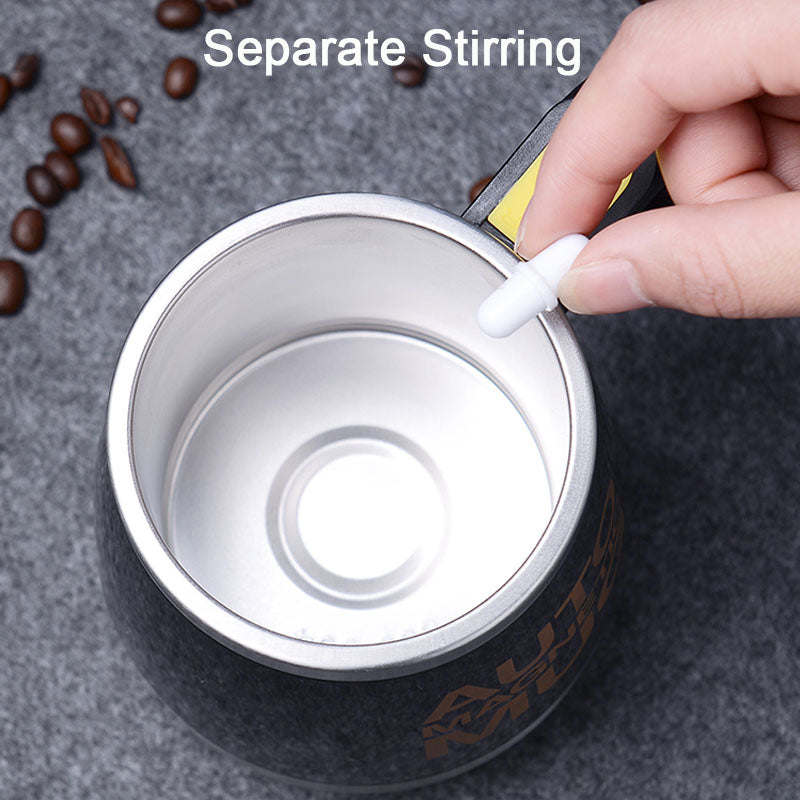 Lazy Smart Mixer Stainless Steel New Mark Cup Magnetic Rotating Blender  Auto Stirring Cup Coffee Milk Mixing Cup Warmer Bottle